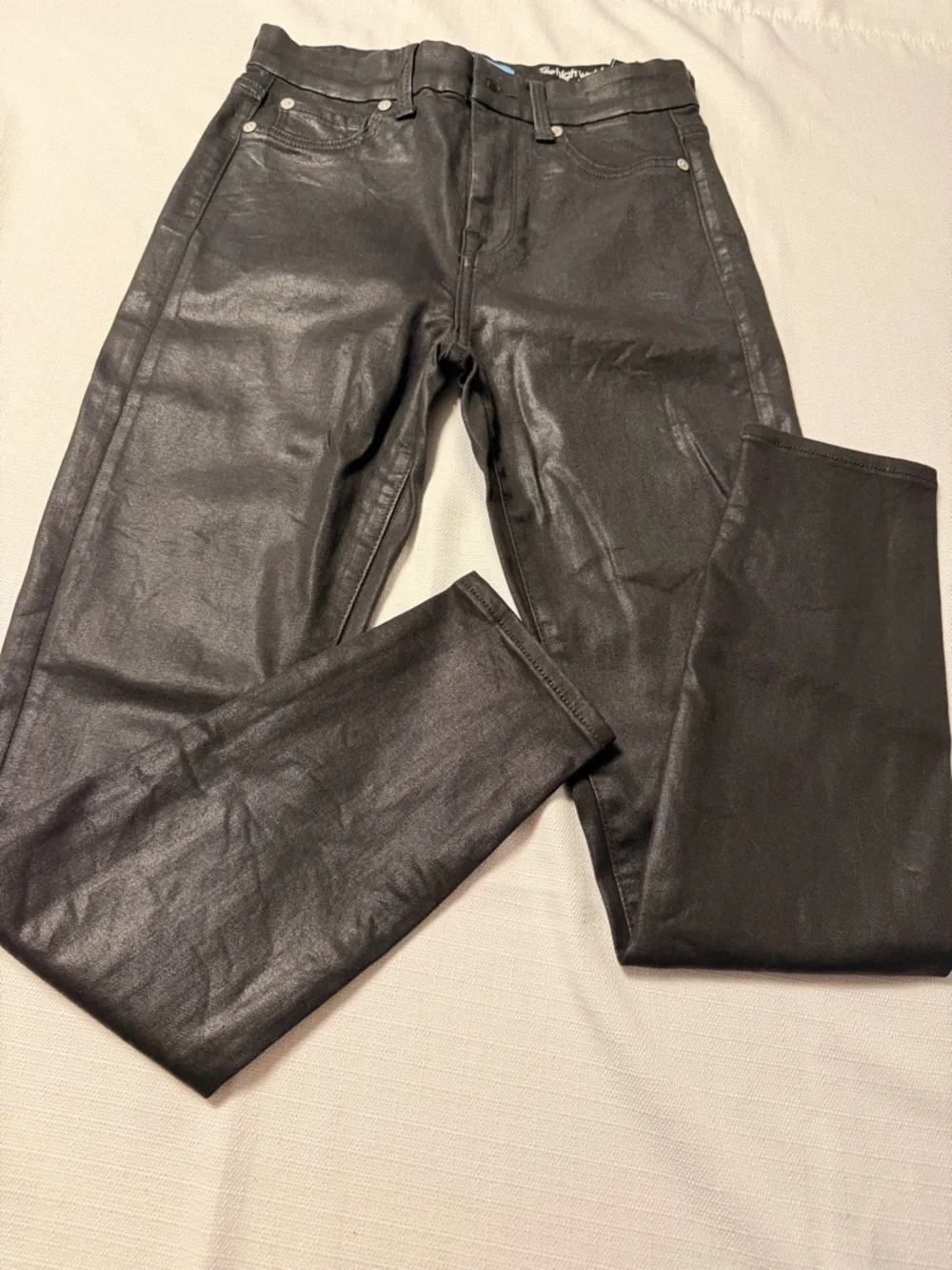 7 For All Mankind Black Skinny Jeans - Picture 2 of 12